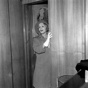 Marlene Dietrich Actress at London airport in 1963