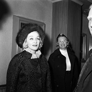 Marlene Dietrich actress November 1963