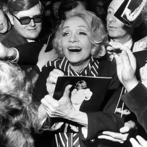 Marlene Dietrich à l'Alexandra Theatre, Birmingham. 14 mai 1973