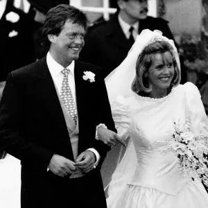 Der Marquess von Blandford heiratet Becky Few Brown im St-Mary-Magdalena-Kirch in Woodstock