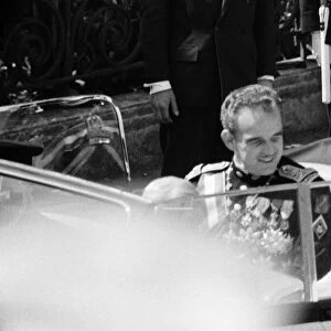 The marriage of Grace Kelly to Prince Rainier III, 1956. 19th April 1956