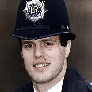 Martin Bayfield England Rugby Union International Policeman Wearing Helmet