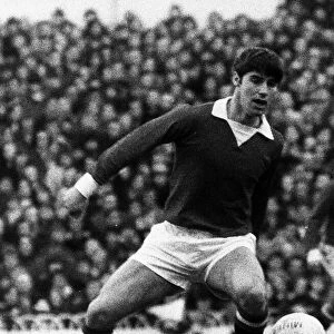 Martin Buchan in action for Manchester Unitedin the league match against Spurs at White