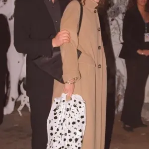 Martin Clunnes actor with unknown lady at the film premiere of 101 Dalmatians