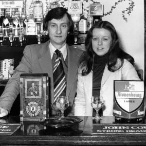 Martin and Jackie Doherty, Tally Ho Pub Managers Print 1979 Martin and Jackie Doherty, Tally Ho Pub Managers Print 1979