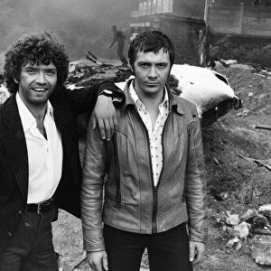 Martin Shaw and Lewis Collins in The Professionals 1978 TV series