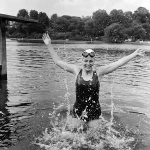 Mary Margaret Revell, who is going to swim the chanel, sponsored by the Daily Mirror