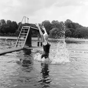 Mary Margaret Revell, who is going to swim the chanel, sponsored by the Daily Mirror