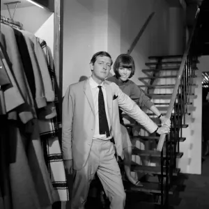 Mary Quant, fashion designer and expert, pictured with her husband Alexander Mary Quant, fashion designer and expert, pictured with her husband Alexander