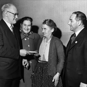 Mass X-ray campaign for tuberculosis, Liverpool. Pictured, Mrs Mary Field, aged 69 Mass X-ray campaign for tuberculosis, Liverpool. Pictured, Mrs Mary Field, aged 69