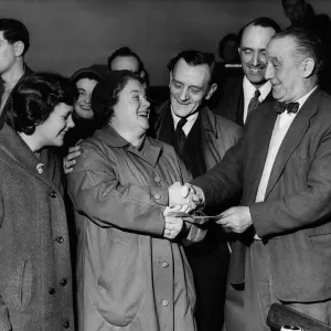 The mass X-ray campaign for tuberculosis, Liverpool. Pictured, Mrs Irene Ewers The mass X-ray campaign for tuberculosis, Liverpool. Pictured, Mrs Irene Ewers