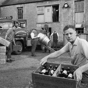 Master brewer Claude Arkwell seen here with the team at the Donnington Brewery Master brewer Claude Arkwell seen here with the team at the Donnington Brewery