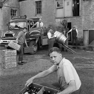 Master brewer Claude Arkwell seen here with the team at the Donnington Brewery Master brewer Claude Arkwell seen here with the team at the Donnington Brewery