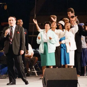 Maurice Cerullo at Earls Court, London Print 21st June 1992
