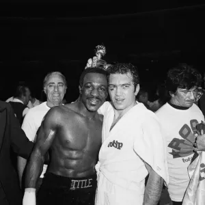 Maurice Hope v Rocky Mattioli (rematch). WBC World Super Welterweight Title at Conference Maurice Hope v Rocky Mattioli (rematch). WBC World Super Welterweight Title at Conference