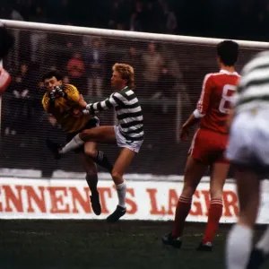 Maurice Johnston & Pat Bonner Clear Ball Print 1985