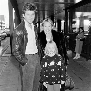 Maxwell Caulfield actor from the soap opera The Colbys with his wife Juliet Mills