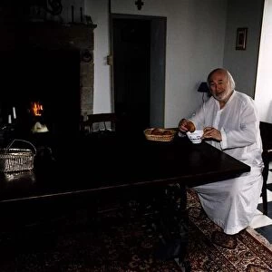 Bill Maynard British actor in his house in Nabinaud, France