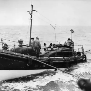 The Mayor of Barry (Alderman C. T. Price) and local members of the British Sailors Society The Mayor of Barry (Alderman C. T. Price) and local members of the British Sailors Society