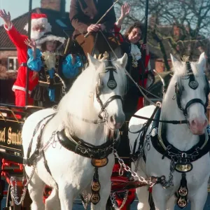 Middlesbrough Green Christmas Parade Print 1993 Middlesbrough Green Christmas Parade Print 1993