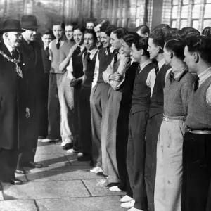 The Mayor of Wallasey P. G Davies talks yo the turnout of youth at the manifestation of The Mayor of Wallasey P. G Davies talks yo the turnout of youth at the manifestation of