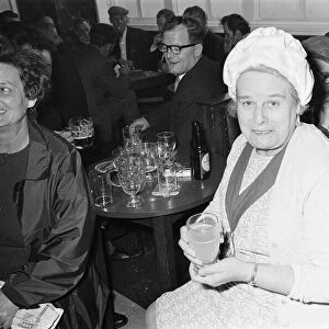 Mayor of West Bromwich, Lilian Peckover enjoys a drink after completing her West Bromwich