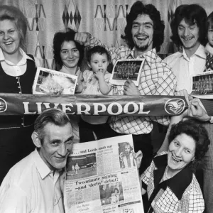 The McDermott Family at Kirby Print, 14th November 1974
