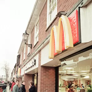 McDonald s, High Street, Solihull, 7th January 1999