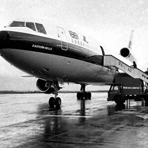 A McDonnell Douglas DC-10 airliner named Eastern Belle of Sir Freddy Laker