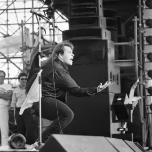 Meatloaf performing at Monsters of Rock festival at Castle Donington. 20th August 1983
