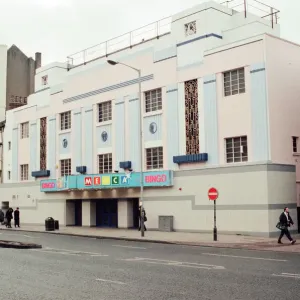 The Mecca Bingo Hall Print, Stockton High Street 1996 The Mecca Bingo Hall Print, Stockton High Street 1996
