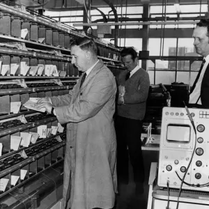 Mechanisation Print: Letter Sorting Machine at Newport Head Post Office Mechanisation Print: Letter Sorting Machine at Newport Head Post Office