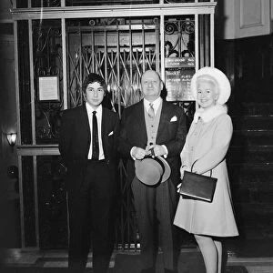 Media Mogul Lew Grade with his wife Lady Grade and their son Paul