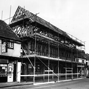 The medieval house that formerly stood in Much Park Street, Coventry
