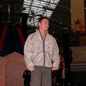 Will Mellor Actor October 98 On catwalk modeling clothes at a fashion show were tv