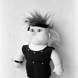 A member of the Cabbage Patch dolls, the "Punker Baby Gang". 25th July 1984