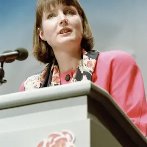 Harriet Harman 1992 General Election Campaign Print Harriet Harman 1992 General Election Campaign Print