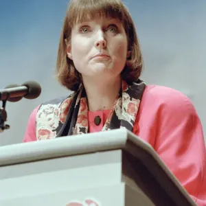 Member of Parliament for Camberwell and Peckham Harriet Harman campaigns ahead of