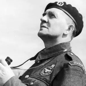 Royal Observer Corps Member in Seaborne Uniform, WWII Print Royal Observer Corps Member in Seaborne Uniform, WWII Print