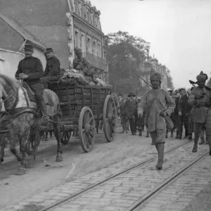 Indian Troops Arrive in Orleans Print, October 1914 Indian Troops Arrive in Orleans Print, October 1914