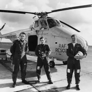 RAF Brawdy Air Sea Rescue Team Print