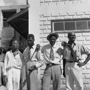 1947 Trinidad Strike Print: Home Rule Party Members