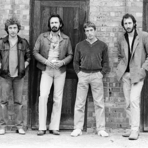 Members of the British rock group The Who pose for pictures after new drummer Kenney Members of the British rock group The Who pose for pictures after new drummer Kenney