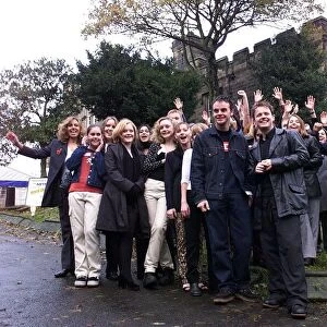Members of the Byker Grove cast, old and new, get together today (03 / 11 / 98