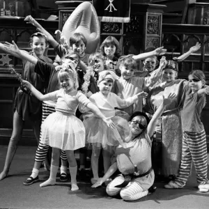 Members of the childrens drama group at Honley Trinity Church pictured during a Members of the childrens drama group at Honley Trinity Church pictured during a