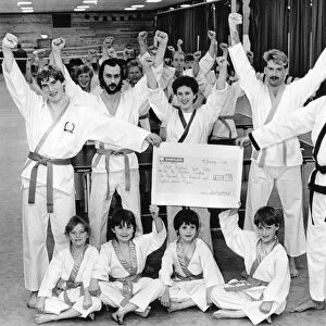 Members of Coventry and Rugby Korean karate clubs had a smashing time raising cash for