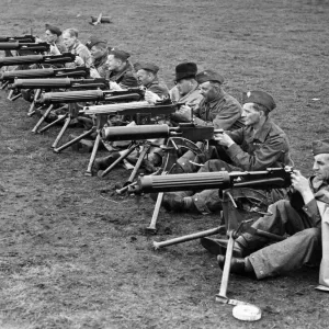 Members of the Home Guard in the North West area who are undergoing a week Members of the Home Guard in the North West area who are undergoing a week