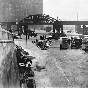 Members of the Mersey Tunnel Joint Committee watched the experiments at the New Quay