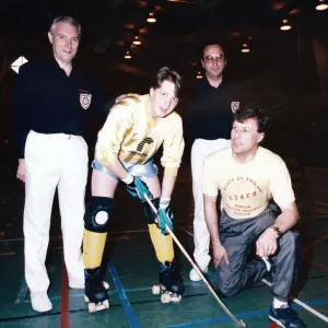 Middlesbrough Roller Hockey Team Print 1980