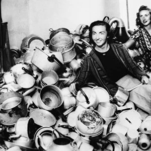 Members of the Torbay Womens Voluntary Service pose with the pots